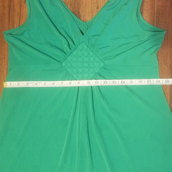 🥂 SOLD! 🥂Simple Elegant Teal 12-14 Dress - Picture 3 of 6